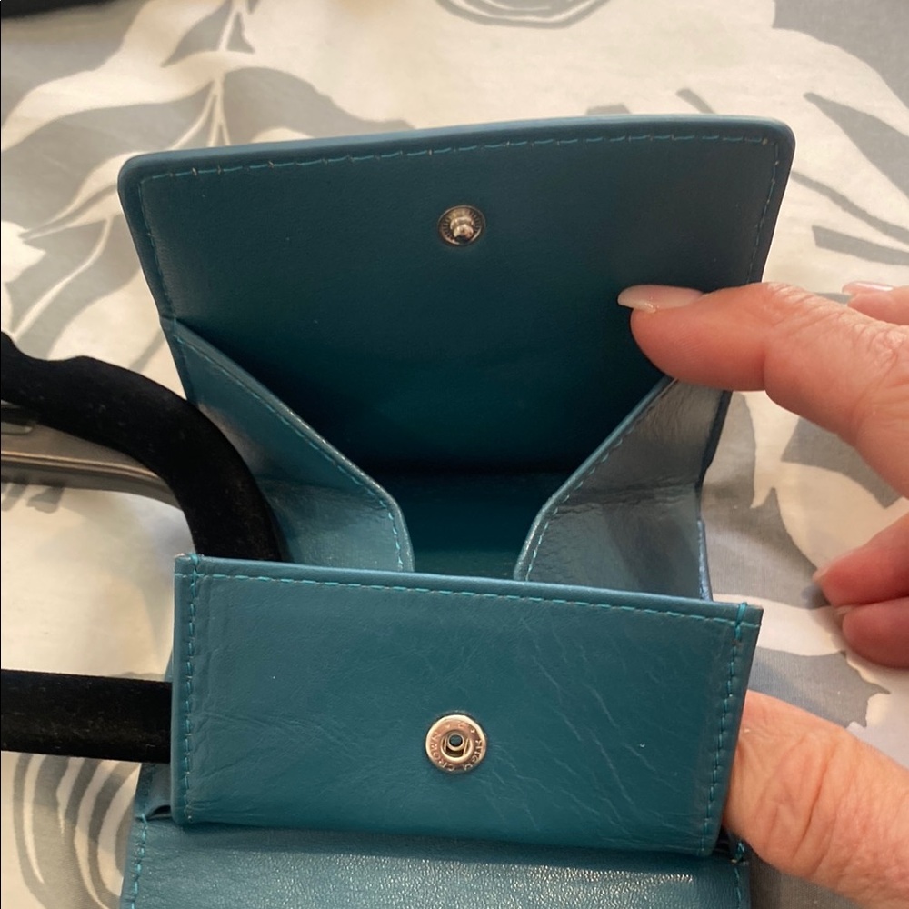 Teal Leather Wallet - Picture 7 of 7